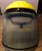 POLY CARBONATE HAF HAT FACE SHIELD