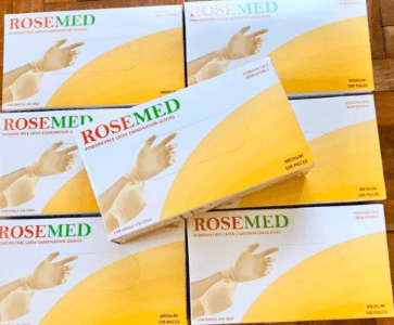 ROSEMED POWDER FREE LATEX EXAMINATION GLOVES